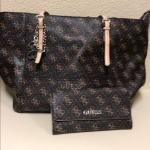 Guess handbag and matching wallet